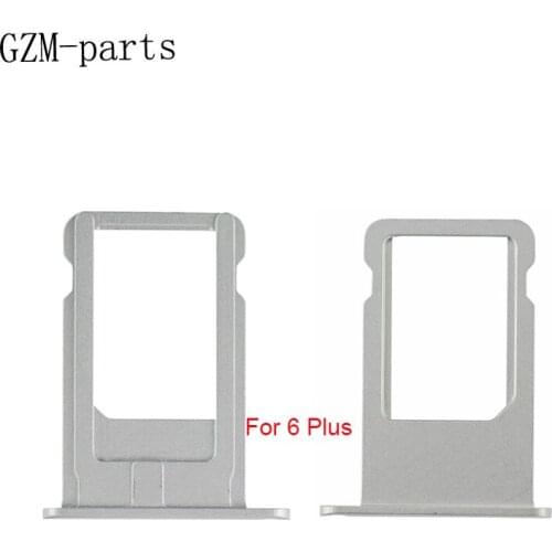 GZM-parts 5pcs/lot SIM Card Holder Slot Tray Replacement for iPhone 6 4.7" 6 Plus 5.5" Sim Tray Repair Part