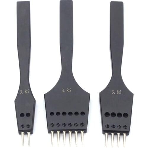 Leather Punch Tool Sharp Head Replaceable Pricking Iron Removable Round Hole Punch Leather Craft Chisel 4 Size Available MMHXQ