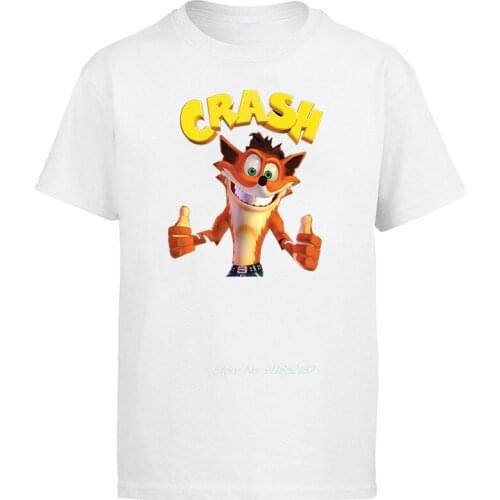 Men T shirt Hot Summer funny cool Fashion Printed Hipster Tops T Shirt Crash Bandicoot Best Quality Costum Tshirt men clothing