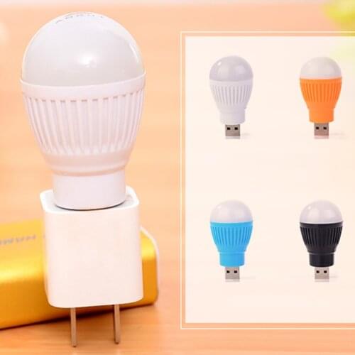 Creative USB LED Light Bulb Outdoor Lighting Flashlight Emergency Lamp Portable Night Light Energy Saving Reading Book Lights