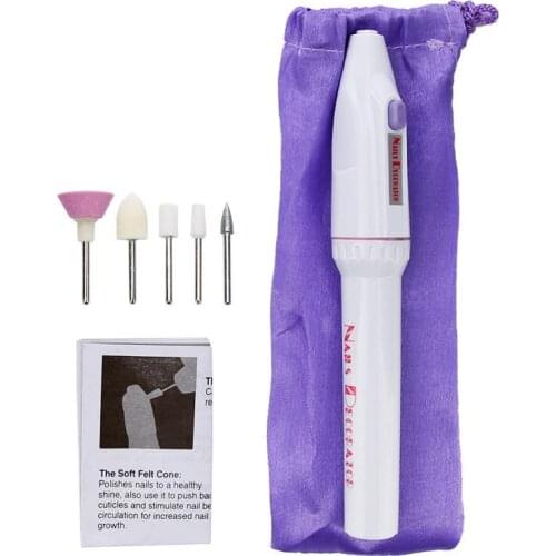 5 Bits in 1 Mini Multifunctional Cordless Electric Nail Art Drill Tools Art Salon Pen Manicure Pen Tool Polish Feet Care Product