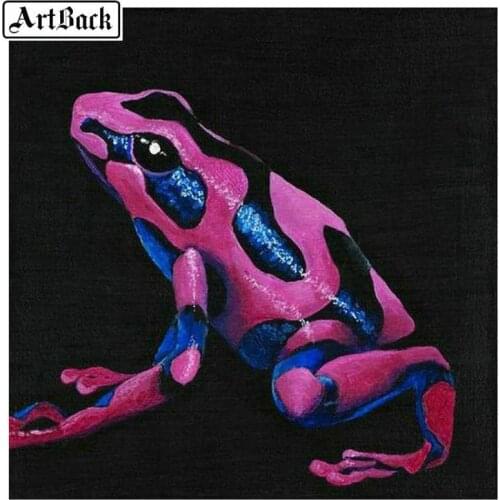 Full square & round animal diamond painting frog diamond art 5d mosaic landscape crafts diamond embroidery sticker