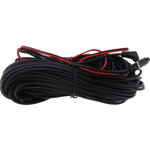 Durable 4 Pin to 2.5mm RCA Video Extension Cables 20Meters 65Ft for Truck Rear View Reverse Camera