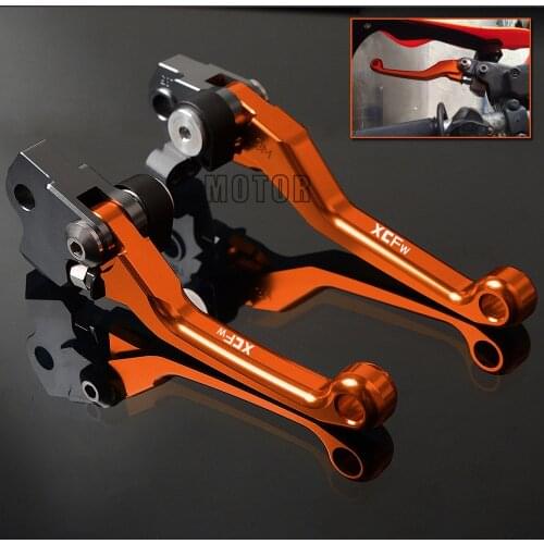 Motorcycle Motocross Pivot Brake Clutch Levers For 250XCF-W Pit Dirt Bike CNC Handle Perch Lever 250 XCF-W XCFW XCF W