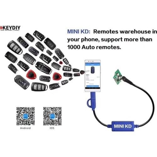 Cheapest Mini KD Remote Key Maker/Generator Warehouse in Your Phone Support Android Device Make More Than 1000 Auto Remotes