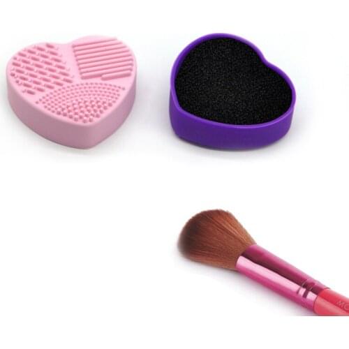 Makeup Brush Cleaning Pad Foundation Make Up Brush Scrubber Board Cleaning Mat Makeup Brush Cleaner Cosmetic Cleaning Tool