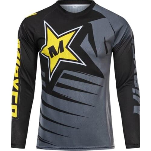 MTB Sports Clothing BMX Downhill Jersey Sportswear Fitness Motorcycle Bicicleta De Montaña Motocross Racing Riding Shirt Tops
