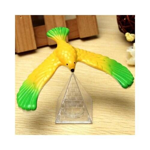 Magic Balancing Bird Science Desk Toy W/ Base Novelty Eagle Fun For Educational Equipment