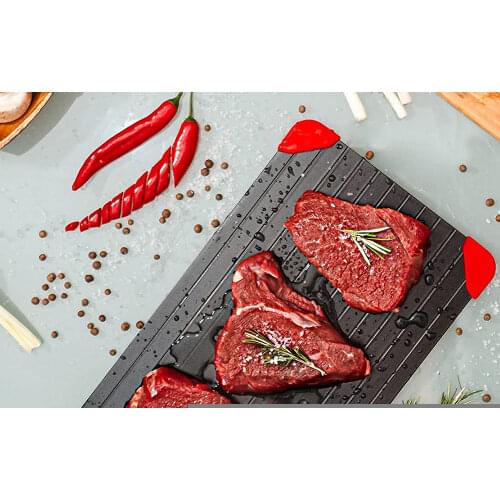 Magic Fast Defrosting Tray Thawing Chopping Board Thaw Food Fruit Steak Meat Seafood Quickly Kitchen Gadgets Tools