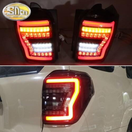Rear Running Lamp + Brake + Reverse Light + Dynamic Turn Signal Car LED Taillight Tail Light For Toyota 4Runner 2010 - 2021