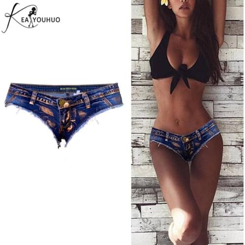 2019 Summer Jeans Denim Shorts For Women Feminino Fitness Sexy Low Waist Jeans Woman Zipper Booty Short Feminino Femme Trousers