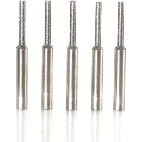 10pcs Electroplated diamond mounted points CBN rods for Inner hole grinding abrasive length 15mm