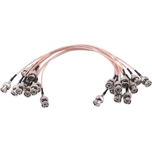 10PCS Cable RG316 Coaxial Cable 50Ohm BNC Male TO BNC Male Connector CABLE 30Cm