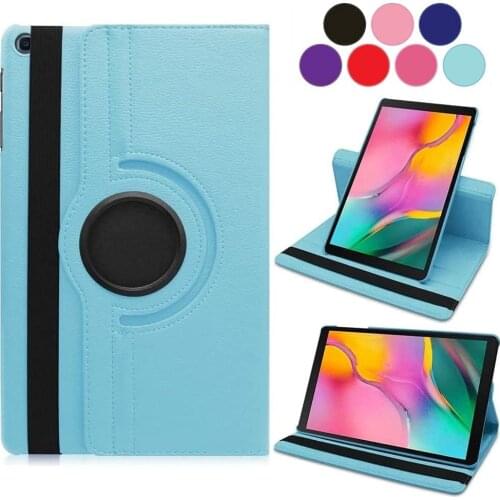 360 Degree Rotating Stand Pu Leather Smart Tablet Case Protective Cover for Samsung Galaxy Tab S6 Lite 10.4"inch SM-P610/SM-P615