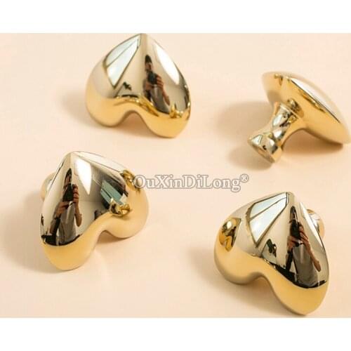 HOT 4PCS Pure Brass Love Heart Furniture Handles Drawer Pulls Cupboard Wardrobe Kitchen Wine TV Cabinet Pulls Handles and Knobs