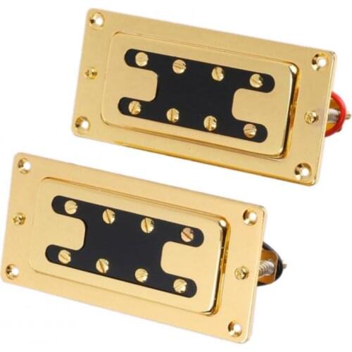 4 String Humbucker Pickup Neck Bridge Pickups Set for Electric Guitar