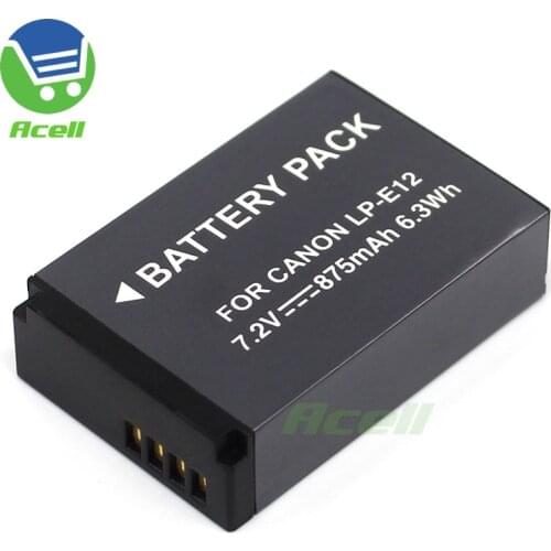 LP-E12 Battery for Canon PowerShot SX70 HS EOS M200 M M2 M10 M50 M100 100D EOS Kiss M X7 EOS Rebel SL1 SX70HS Camera