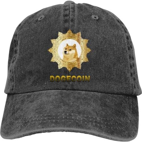 Cryptocurrency 17 The Baseball Cap Peaked capt Sport Unisex Outdoor Custom Dogecoin Skyrocketing Bitcoin Digital Currency Hats