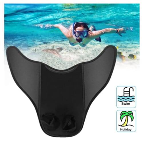 Swimming Kids Adults Mermaid Swimming Fins Duck Flippers Rubber New Mermaid One-piece Flipper Tail Monofin Fins Diving Equipment