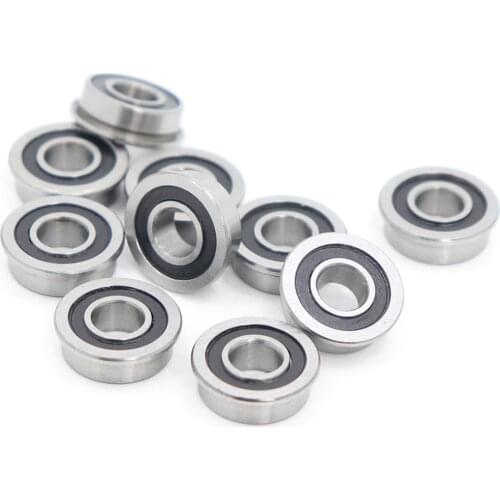 MF115-2RS Bearing 5x11x4mm ( 10 PCS ) ABEC-1 Miniature Flanged MF115RS Ball Bearings LF-1150DDY04