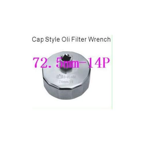 BESTIR taiwan made excellent steel 72.5mm-14P CAP STYLE OIL FILTER SOCKET WRENCH NO.07463 freeshipping