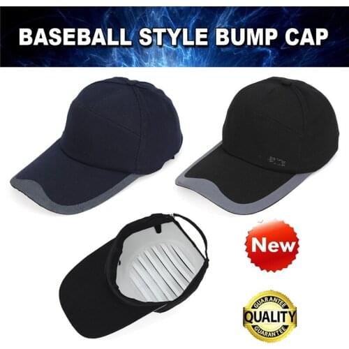 Cotton Bump Cap Safety Helmet Hard Hat Head Protection Mechanic Tech Baseball Style For Outside Door Workers
