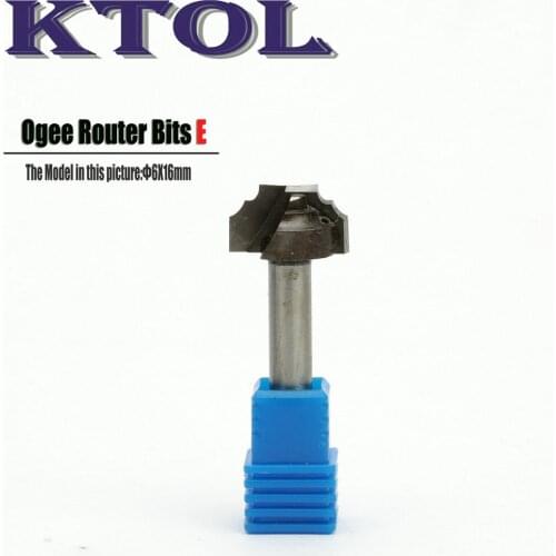 6x16mm E- V Groove Bit Tungsten Carbide Milling Cutter for CNC Router 3D Engraving Chamfering,Wood Working End Mill Cutter