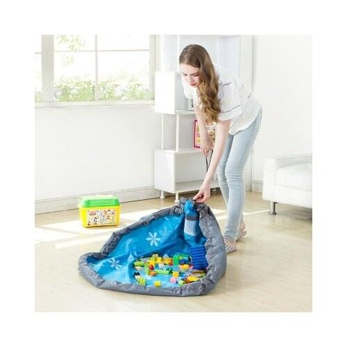Multi-function Quick setting toy cushion for children toy bag storage bag