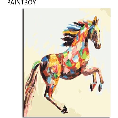 PAINTBOY Picture Modern Framed Pictures Painting By Numbers DIY Oil Painting On Canvas Home Decor Of Animal