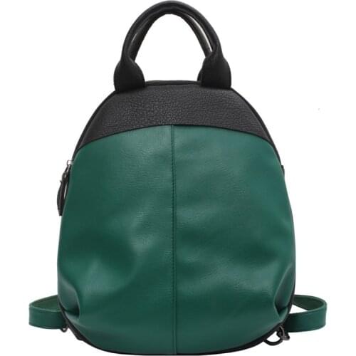 2021 New Backpack Women Fashion Street Bags High Quality Youth Leather Backpacks For Teenage Girls Female School Shoulder Bag