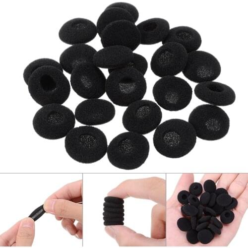 New Arrival 24pcs Sponge Foam Earphone Cover Replacement Headphone Ear Pad Cushion Durable Headset Earbuds Covers Accessories
