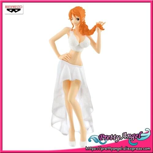PrettyAngel - Genuine Banpresto LADY EDGE: WEDDING ONE PIECE Nami (Normal White Color ver.) Collection Figure