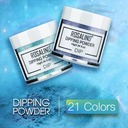 Rosalind Dipping Nail Powder HOT Sale Powder Nail Dipping Powder Beautiful Exquisite Elegant Nail Dust Pigment for Dressing Room