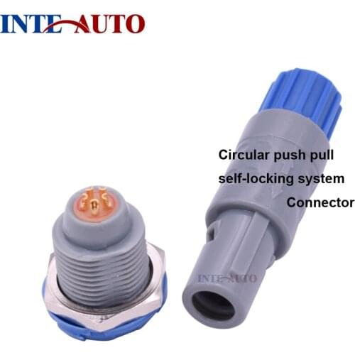 Stanexco connector, 5 pins Plastic circular push pull plastic connector, TAG.M0.5 ZKG.M0.5 M14 size RoHS certified
