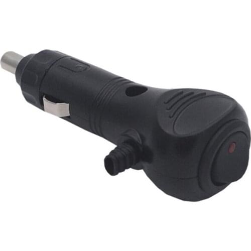 12V 10A Car Motorcycle American Type Cigarette Lighter Plug With Switch