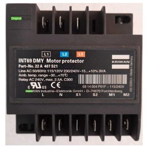 Brand New And Original Motor Protection Relay INT69DMY 22A407S21Spot Photo, 1-Year Warranty