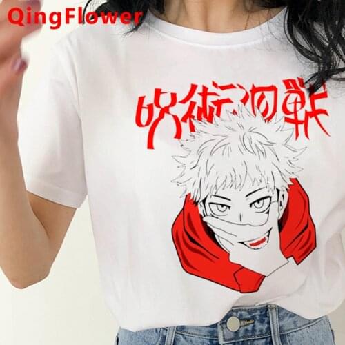 Jujutsu Kaisen Gojo Satoru Yuji Itadori clothes tshirt women couple couple clothes kawaii t-shirt graphic tees women