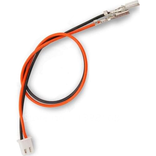 10PCS 40CM Two-pin 110 terminal Arcade buttons microswitch Harness / dupon terminal rod button line white cable wires