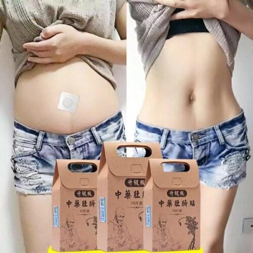 10PCS HOT Burning Fat Sticker Slimming Diets Weight Loss 10x Storngest Slim Patch Pads Detox Adhesive Sheet Face Lift Tool