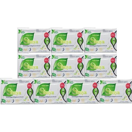 10Pack Anion Sanitary Pads Menstrual Pad Feminine Hygiene Cotton Product Sanitary Napkin Menstrual Pads Womens Sanitary Towels
