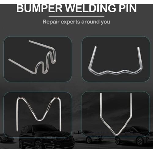 500Pcs Stapler Plastic Repair Standard Pre Cut Wave Staples Bumper Bodywork Repairs 0.8mm/0.6mm Wave Staples Stainless Steel