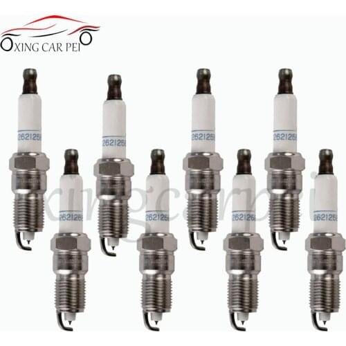 8pcs 41-110 12621258 Spark Plug For B uick C adillac C hevrolet G mc H ummer H2 H3 H3T ISUZU P ONTIAC GTO G8 SAAB 9-7X V8 5.0
