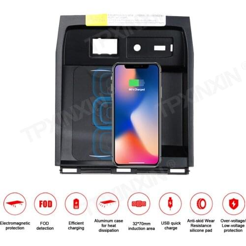 QI Car wireless charger for Trumpchi GS4 2015-2017 Intelligent Infrared Fast Sensitive Charging Phone Holder