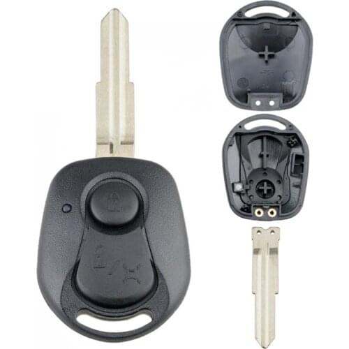 2 Buttons Auto Car Key Fob Case Shell Replacement Remote Cover Fit for SSANGYONG ACTYON KYRON REXTON