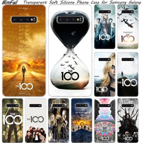 Hot The 100 Tv Shows Soft Silicone Case For Samsung Galaxy S10 S9 S8 Plus S7 Edge A6 A8 Plus A7 A9 2018 A5 2017 Fashion Cover