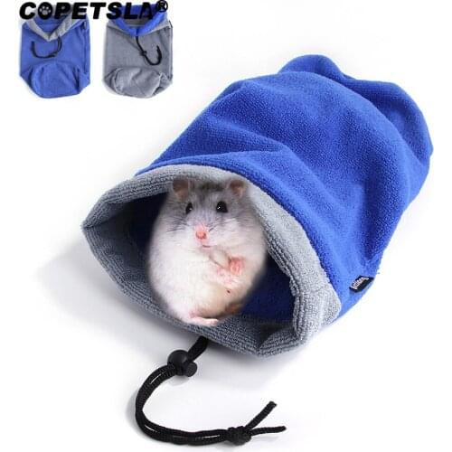 Copetsla New Hamster Bath Towel Bag Hamster Bird Grooming Bag Squirrel Ferret Pet Cleaning Products Hamster Accessories