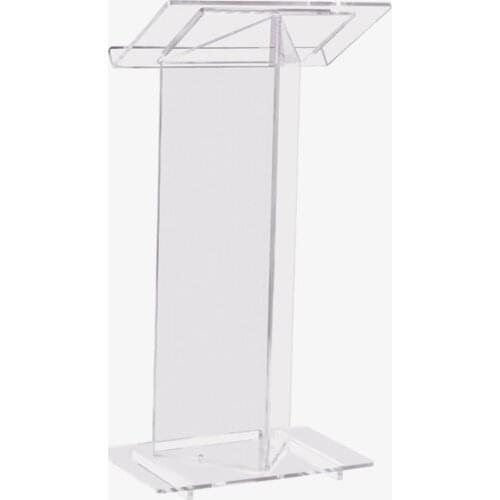 Cheap beautiful transparent Acrylic Podium Pulpit Lectern plastic podium
