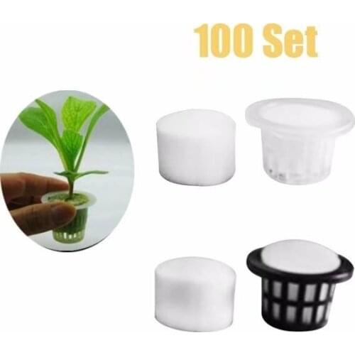 100pcs/set Transplanted Sponge Soilless Hydroponic Vegetable Cultivation System Gardening Tools Soilless Planting Seedlings