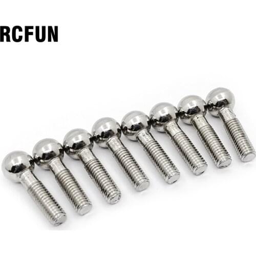 1set HSP 1:10 RC car 02152 M5 Metal Ball-Head Screw or Nut For 1/10 1:10 RC Model Car 94122 94166 94155 94177 94188 S4