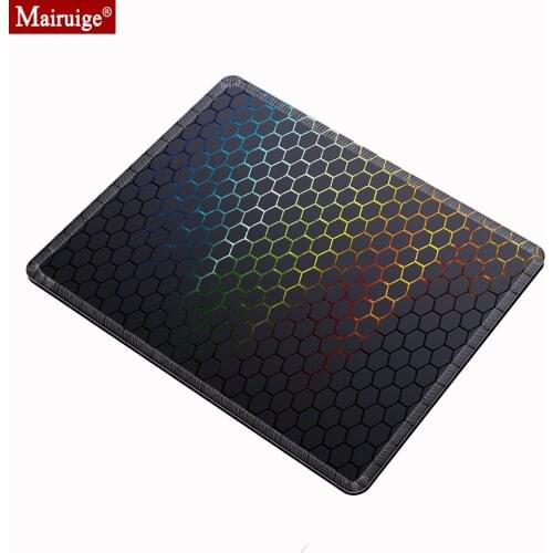 Hexagon Texture Gaming Mouse Pad Small Computer Mat Laptop Tablet PC Abstract Texture Mousepad Desk Mat Rubber 22*18cm/29*25cm
